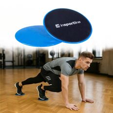 Antypoślizgowe dyski ślizgowe inSPORTline Flux Dot ∙ 17 cm ∙ do ćwiczeń core, stabilizacji ∙ 2 szt.