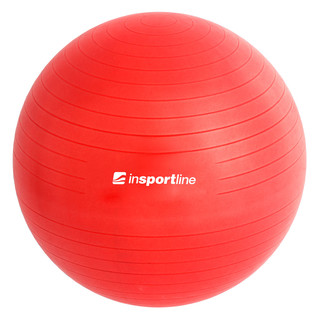 Piłka gimnastyczna inSPORTline Top Ball 75 cm - Czerwony