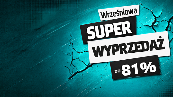 SUPER WYPRZEDAŻ <br>Rabaty do -81%🔥