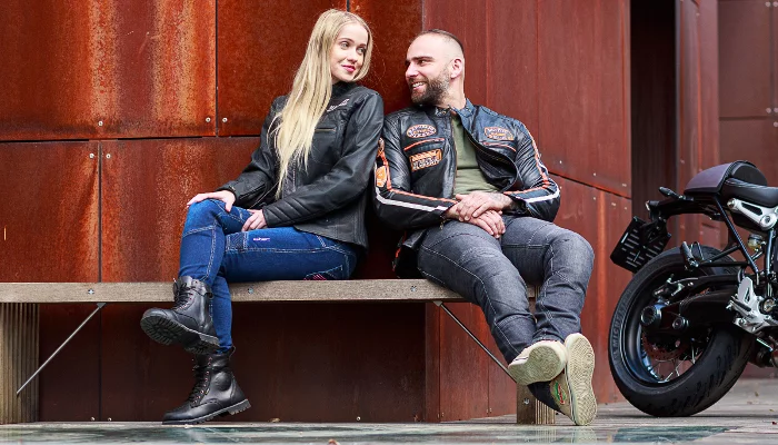 Motocyklowe jeansowe spodnie - Oferta specjalna, Wyprzedaż