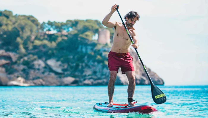 Męskie spodenki na paddleboardy i łodzie