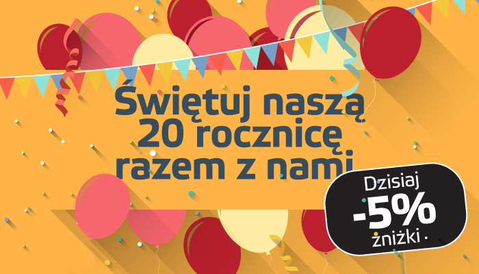 Świętuj z nami 20 urodziny marki inSPORTline - Oferta specjalna!