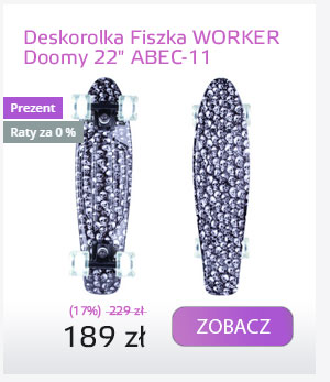 Deskorolka Fiszka WORKER Doomy 22