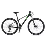 Rower górski młodzieżowy 4EVER Dark Sport 29" - model 2025 - perłowy czarny/zielony