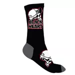 Skarpetki bawełniane wygodne BLACK HEART Cap Skull Socks
