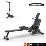 Wioślarz domowy z bluetooth magnetyczny inSPORTline Yukona + pas piersiowy