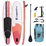 Paddleboard deska SUP z akcesoriami 350 cm inSPORTline WaveTrip 11'6" G3 - Koralowy