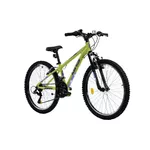 Młodzieżowy rower górski DHS Teranna 24023 24" - model 2025 - Zielony