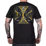 T-shirt koszulka bawełniana BLACK HEART Ruthless - Czarny
