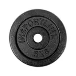 Obciążenie żeliwne na gryf inSPORTline CastCzech 5 kg 30 mm