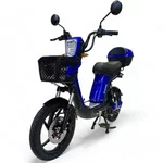 Skuter elektryczny z pedałami motorower inSPORTline E-Greta 12Ah - Niebieski