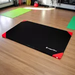 Materac gimnastyczny mata do ćwiczeń inSPORTline Gabyk T90 200x120x6 cm - Czarny