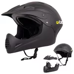 Kask downhill na rower motor enduro zjazdowy W-TEC Campanero Matt Black