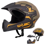 Kask downhill na rower motor enduro zjazdowy W-TEC Campanero Matt Green