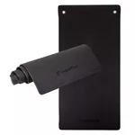 Mata do ćwiczeń z otworami inSPORTline Aero Advance 140x60x0,9 cm - Czarno-szary