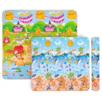 Zwijana mata dla dzieci inSPORTline Lhotino 200x180x1,5 cm - Plaża/Gospodarstwo rolne