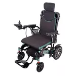 Elektryczny wózek inwalidzki inSPORTline Hawkie Evo II z regulowanym oparciem 700W - Zielony