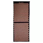 Duża mata do akupresury inSPORTline AKU-1000 125 x 50 cm - mus czarno-mokka