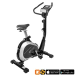 Rower treningowy magnetyczny inSPORTline Klegan - Czarno-srebrny