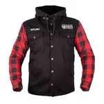 Kurtka motocyklowa na chopper W-TEC Black Heart Ruffster - Czarno-czerwony