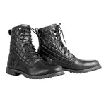 Damskie skórzane buty motocyklowe W-TEC Leocia Black - Czarny
