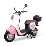 Skuter elektryczny Keren Beike 10" - brązowo-różowy