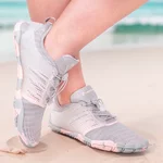 Buty kąpielowe do wody jeżowce inSPORTline Solaric Lady - Szaro-różowy