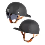 Kask motocyklowy otwarty retro W-Tec Dazeck ∙ styl vintage ∙ osłona przeciwsłoneczna