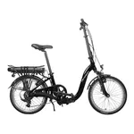 Składany rower elektryczny składak Devron 20122 20" - model 2025 - Czarny
