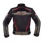 Męska kurtka motocyklowa na lato W-TEC Rovin - czarno-zielono-czerwony