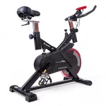 Rower treningowy spinningowy inSPORTline Alfan - Czarno-czerwony