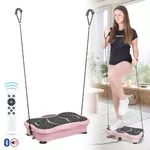 Platforma wibracyjna z linkami, głośnikiem, bluetooth inSPORTline Maviro - róża