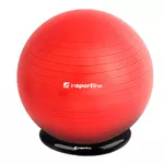 Piłka gimnastyczna z funkcją krzesła inSPORTline Top Ball 65 cm BallBase - Czerwony
