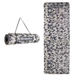 Mata do ćwiczeń fitness inSPORTline Camu 173x61x0,4 cm - Szary kamuflaż