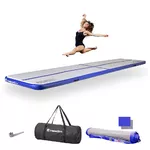 Ścieżka akrobatyczna do ćwiczeń Airtrack inSPORTline Airstunt 500x100x10 cm biała