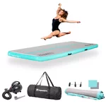 Ścieżka akrobatyczna do ćwiczeń Airtrack inSPORTline Airstunt 300x100x10 cm morska