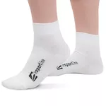 Skarpetki bambusowe zakostki półstopki inSPORTline Silvatic Mid AG+ antybakteryjne - 3 pary - Biały