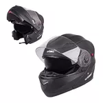 Kask motocyklowy z blendą Flip-Up W-TEC Pezzon - czarny mat