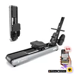Wioślarz treningowy z generatorem prądu · magnetyczny inSPORTline ZenRow 30 · 24 poziomy oporu · Bluetooth