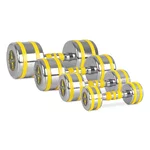Hantle chromowane inSPORTline Yellsteel 1-14 kg