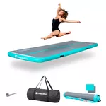 Ścieżka akrobatyczna do ćwiczeń Airtrack inSPORTline Airstunt 500x100x10 cm szara