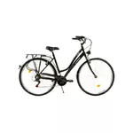 Rower miejski typu damka DHS City 28001 28" - model 2025 - Czarny