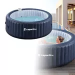 Duże jacuzzi ogrodowe z hydromasażem inSPORTline Yanna 208x208x65 cm