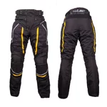 Męskie letnie spodnie motocyklowe W-TEC Toranio - Czarno-żółty
