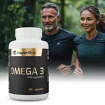 Omega 3 inSPORTline + EPA + DHA + WITAMINA E 90 kapsułek