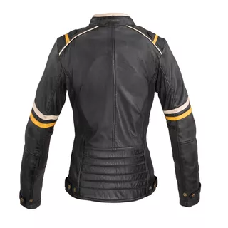 Damska skórzana kurtka motocyklowa W-TEC Traction Lady - Czarny