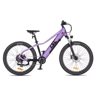 Młodzieżowy rower elektryczny inSPORTline ISL Atezion 374 Wh 26" - model 2026 ∙ bateria 374 Wh ∙ zasięg do 70 km ∙ hamulce hydrauliczne - Majestatyczny fiolet