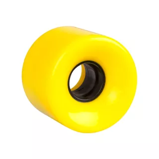 Kółko do deskorolki typu fiszka penny board 60*45 mm - Pomarańczowy - Żółty