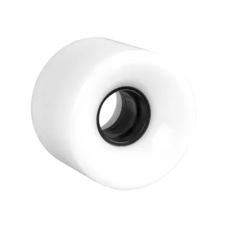 Kółko do deskorolki typu fiszka penny board 60*45 mm - Pomarańczowy - Biały