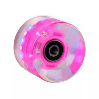 Świecące kółko do penny boardu 60*45 mm z łożyskami ABEC 7 - Niebieski - Fioletowy